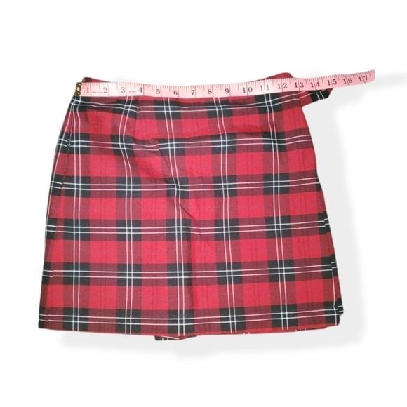 Becky Thatcher Uniform skort s:8 color:red plaid - Picture 5 of 7